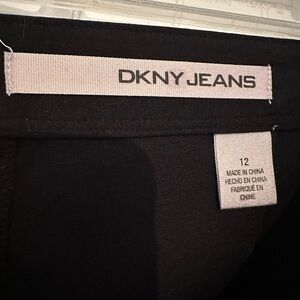 DKNY Jeans Brand Black Knit Pants